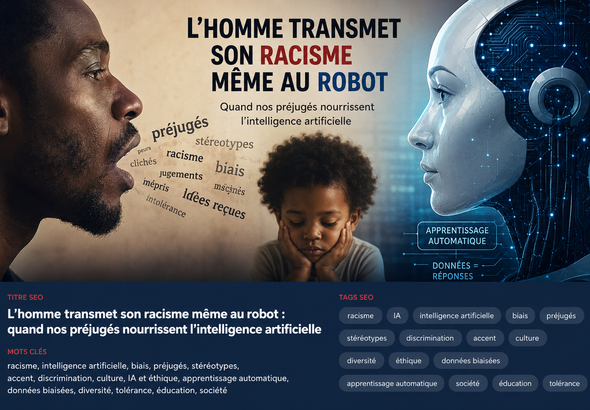 Les robots héritent de nos biais